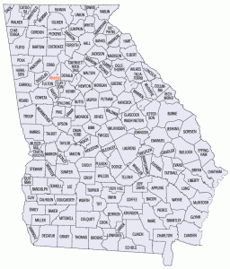 Georgia-counties-map