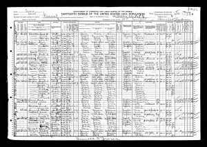 1910 US Federal Census-Hillsbro Ward 3, Hill, Texas